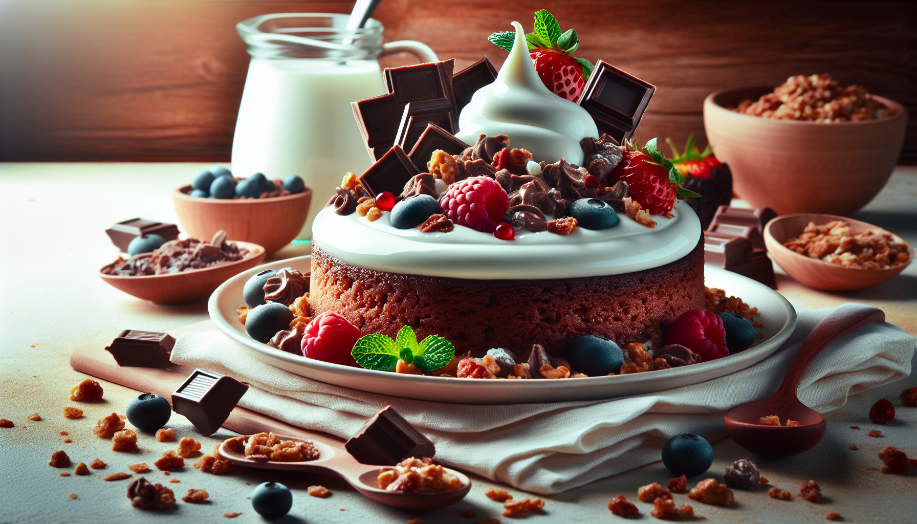 torte yogurt e cioccolato